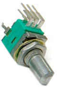 P0915N-FC20BR10K, Rotary Potentiometer, 10 kOhm, PCB Pins, BI Technologies
