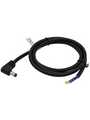 RND 205-01293, DC Connection Cable, 2.1x5.5x9.5mm Plug - Bare Ends, Angled, 2m, Black, RND Connect