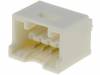 5031590410 Гнездо; провод-плата; "папа"; PIN:4; 1,5мм; THT; Clik-Mate; 2А; 100В