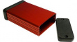 1455C802RD Extruded Enclosure, Red, 54 x 80 x 23 mm, Aluminium, 1455