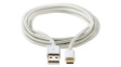 RND 765-00260 USB Cable USB-A Plug - USB-C Plug 2m USB 2.0 White