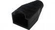 RND 765-00019 Anti-Kink RJ PVC Sleeve 6.5 mm, Black