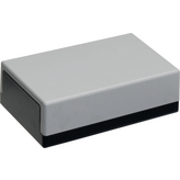 E 406, Shell case Upper part light grey Lower part dark grey 65 x 50 x 30 mm Polystyren, Bopla
