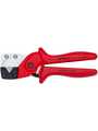 90 10 185, Ножницы; для резки тонкостенных пластиковых труб и шлангов, Knipex
