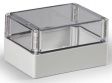 SPCP131810T Cubo S 125 x 175 x 100 мм, 50 мм основание, глухая стенка, прозрачная крышка, PC