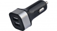 MX-S70SW2 USB car charger adapter 4.8 A, 2-Port black