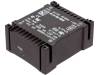 BV UI 394 0063 Трансформатор: залитый; 18ВА; 115/115ВAC; 9В; 9В; 1000мА; 1000мА
