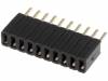 DS1065-07-1*10S8BV Гнездо; штыревое; "мама"; PIN:10; прямой; 1,27мм; THT; 1x10