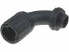 166-22201, Угловой разъем 90°; полиамид; черный; 13мм; UL94V-2; IP66, HellermannTyton
