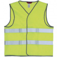 WARNWESTE GELB High-visibility waistcoat flourescent yellow