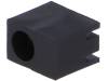 FIX-LED-301A Корпус LED; 3мм; полиамид; угловой; черный; UL94V-2; Кол-во диод:1