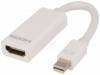 AK-340404-001-W, Адаптер; вилка mini DisplayPort, вилка HDMI; 0,15м; белый, ASSMANN