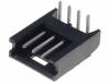 280378-1 Гнездо; провод-плата; "папа"; PIN:4; 2,54мм; THT; AMPMODU MOD II