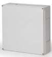 CPCF404013G Cubo C 400 x 400 x 132 мм, выбивные фланцы, серая крышка, PC, IP 66/67