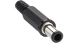 1636 04 Power plug, Male, 5.5 mm