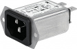 5123.1001.0.21 Power inlet with filter 2 A 250 VAC