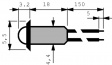 MD-325 W3 СИД-индикаторы белый 24...28 VDC