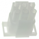 1-480704-0, Straight Plug housing, 6.35 mm, 6 Pole, TE Connectivity
