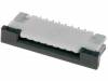 F1003WR-S-08PT Разъем: FFC / FPC; горизонтальный; PIN:8; SMT; 0,5А; 30мОм; 1мм; 50В