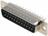 DS25P Гнездо; D-Sub; PIN:25; "папа"; прямой; THT; позолота