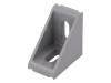 SQT.40-25-A-8, Уголок; для профилей; Ширина прорези:8мм; W:25мм; H:40мм; L:40мм, ELESA+GANTER