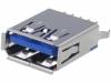 USB-A3-S-VT-15 Гнездо; USB A; THT; прямой; Верс: USB 3.0; позолота