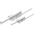 MAL S WS 2-4 100/1 WHITE Safety test lead diam. 2 mm diam. 4 mm white 100 cm CAT II