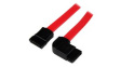 SATA18LSA1 SATA Cable Left Side Angle 457 mm Red