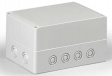 SPCK131810G Cubo S 125 x 175 x 100 мм, 50 мм основание, Pg выбивные отверстие, серая крышка,