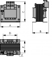 ELF EI 150N/92 230+24VAC Управляющие трансформаторы 24 В перем. тока и 230 В перем. тока