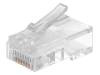 6-557315-2 Вилка; RJ45; PIN:8; Кат:5; позолота; Конфиг.выводов:8p8c; 5,1мм