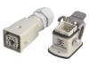 1802430000 HDC-KIT-HA 04.401 M Разъем: HDC; "папа" + "мама"; гнездо + вилка; HA; PIN:5; 4+PE; M20