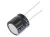 URS1J471MHD, Конденсатор: электролитический; THT; 470мкФ; 63ВDC; O16x15мм; ±20%, NICHICON