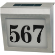 1179810 LED solar house number stainless steel