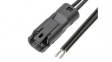 215313-1021 Cable Assembly, Mizu-P25 Plug - Pigtail, 2 Circuits, 150mm