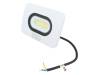 38708, Лампа: прожектор LED; 4000(тип.)K; IP64; Корпус: белый; 30Вт, Goobay