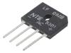 NTE5301 Однофазный выпрямительный мост; Urmax:600В; If:8А; Ifsm:200А