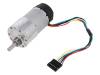 70:1 METAL GEARMOTOR 37DX70L MM ENCODER Двигатель: DC; с редуктором; 12ВDC; 70:1; 150об./мин; макс.1,37Нм