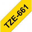 TZE-661 <br/>Ленты Brother для P-touch 36 mm черный на желтом