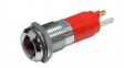 192A0350 LED Indicator, Red, 700mcd, 24V, 14mm, IP67