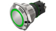 82-6552.1133 Illuminated Pushbutton 1CO, IP65/IP67, LED, Green, Momentary Function