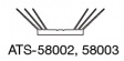 ATS-58002-C1-R0 Радиатор: штампованный; U; LED; черный; L: 305мм; W: 45мм; H: 26мм