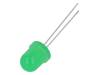 LL-803GD2C-1A, LED; 8мм; желто-зеленый; 5?10мкд; 120°; Поверхность: выпуклая, Lucky Light