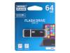 UMO2-0640E0R11 Флешка; USB 2.0; 64ГБ; Считывание:20МБ/с; Запись:5МБ/с