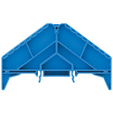 BZT PRV8 BL 35X15, Marker holder Levels = 8, Connections = 16, 73.1 x 10.2 x 120 mm blue, Weidmuller