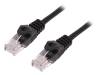 CP1043U Patch cord; U/UTP; 5e; многопров; CCA; ПВХ; черный; 1,5м