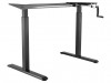 EO0010 Desk frame; V: with manual height-adjustable
