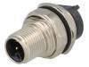 21033961530 Гнездо; M12; PIN:5; "папа"; код L-Power; на плату, на панель; THT