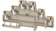 2428510000 A3T 2.5 terminal block a push-in, 0.5...2.5 mm2 800 vac 24 a dark beige