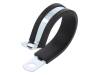 LKD1520 Хомуты; Oпетли: 34,9?36,5мм; W: 13мм; сталь; Материал корпуса: EPDM